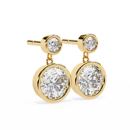 Melody Solitaire Earring