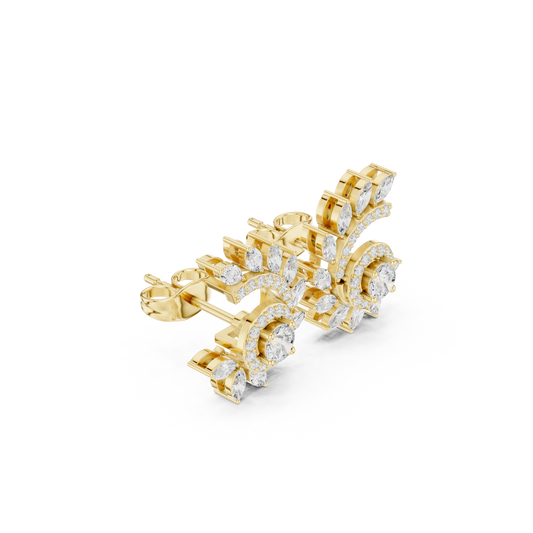 Brianna Solitaire Earring