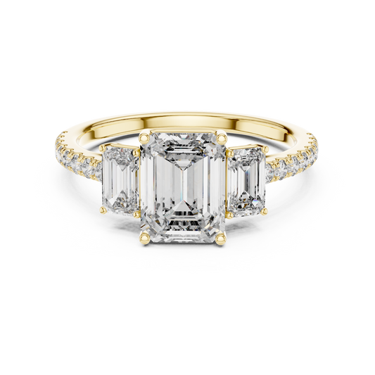 Alina Three Stone Ring