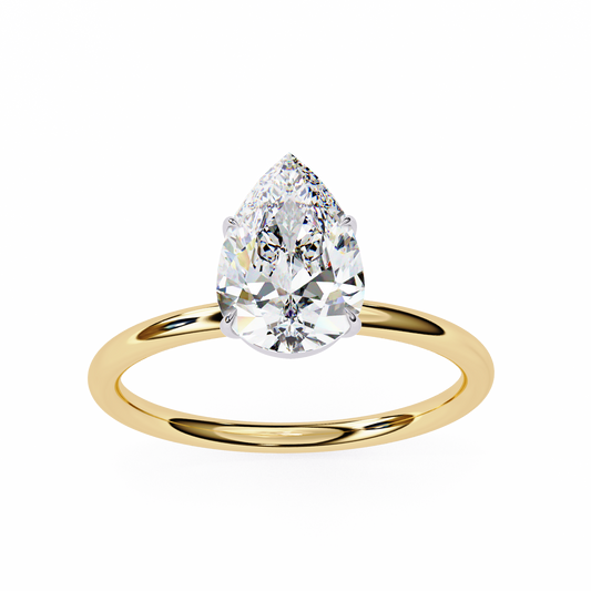 Jade Solitaire Ring