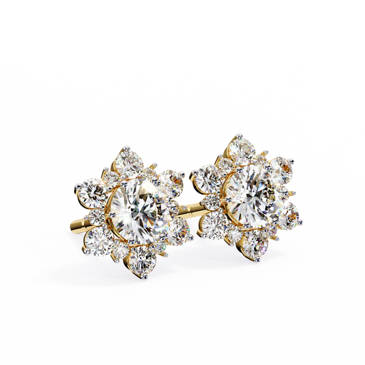 Mary Solitaire Earring