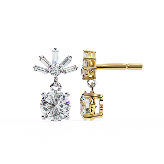 Lyla Solitaire Earring