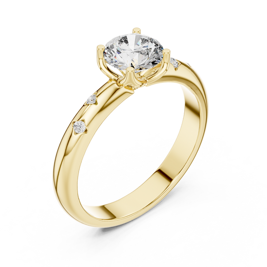 Lillian Solitaire Ring