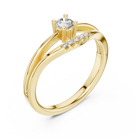 Emery Solitaire Ring