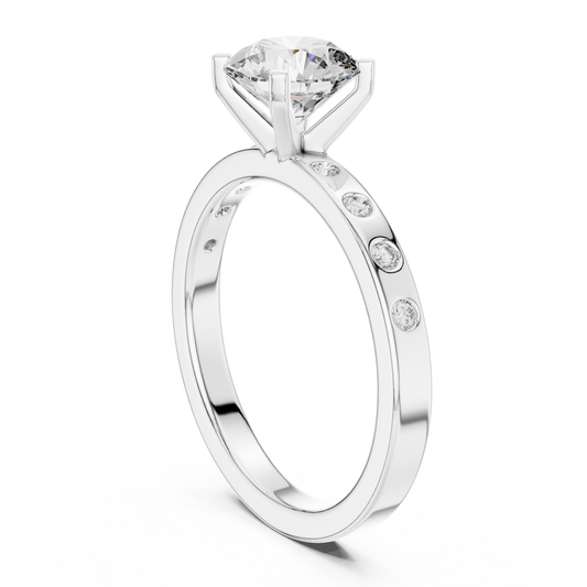 Hazel Solitaire Ring