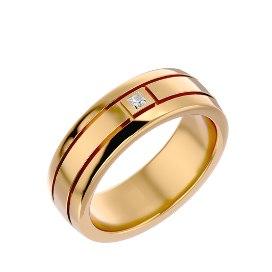 Orlando Mens Studded Ring