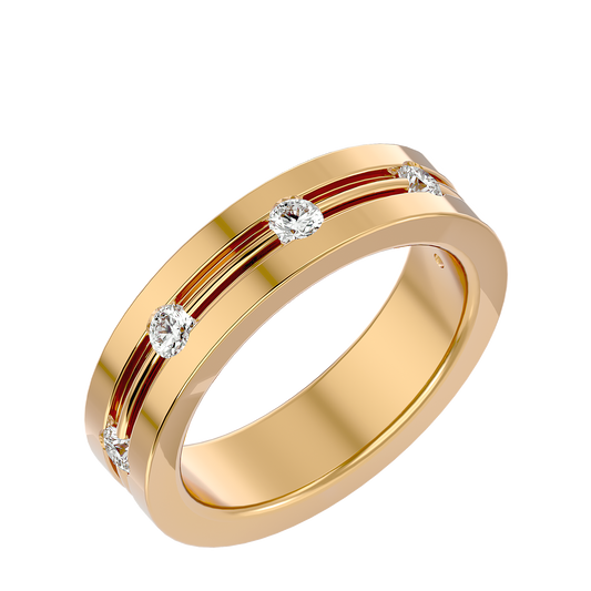 Percival Mens Studded Ring