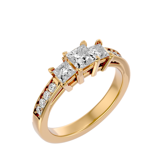 Juliana Three Stone Ring