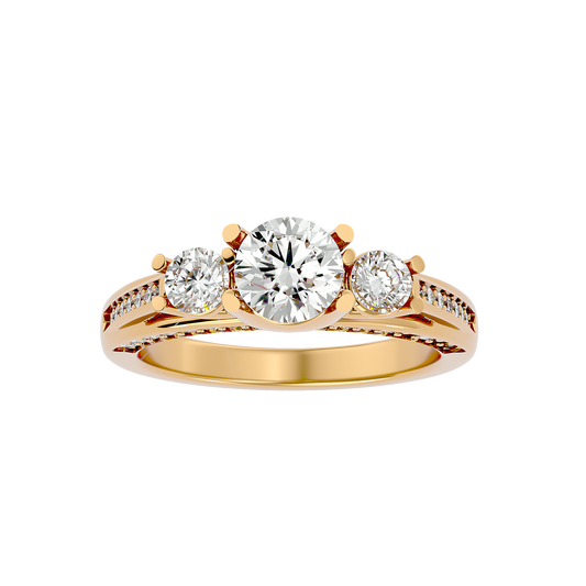 Charlie Three Stone Ring