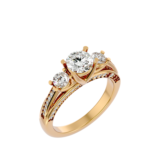 Charlie Three Stone Ring