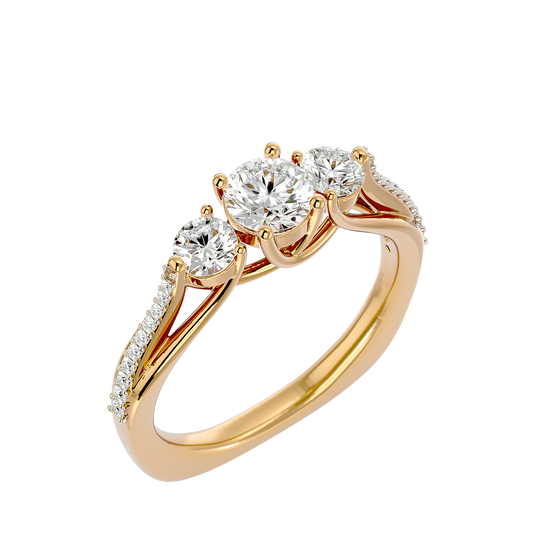 Valerie Three Stone Ring