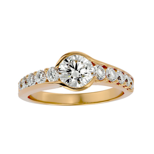 Maya Solitaire  Ring