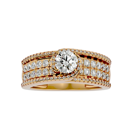 Willow Solitaire  Ring