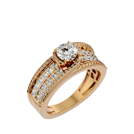 Willow Solitaire  Ring