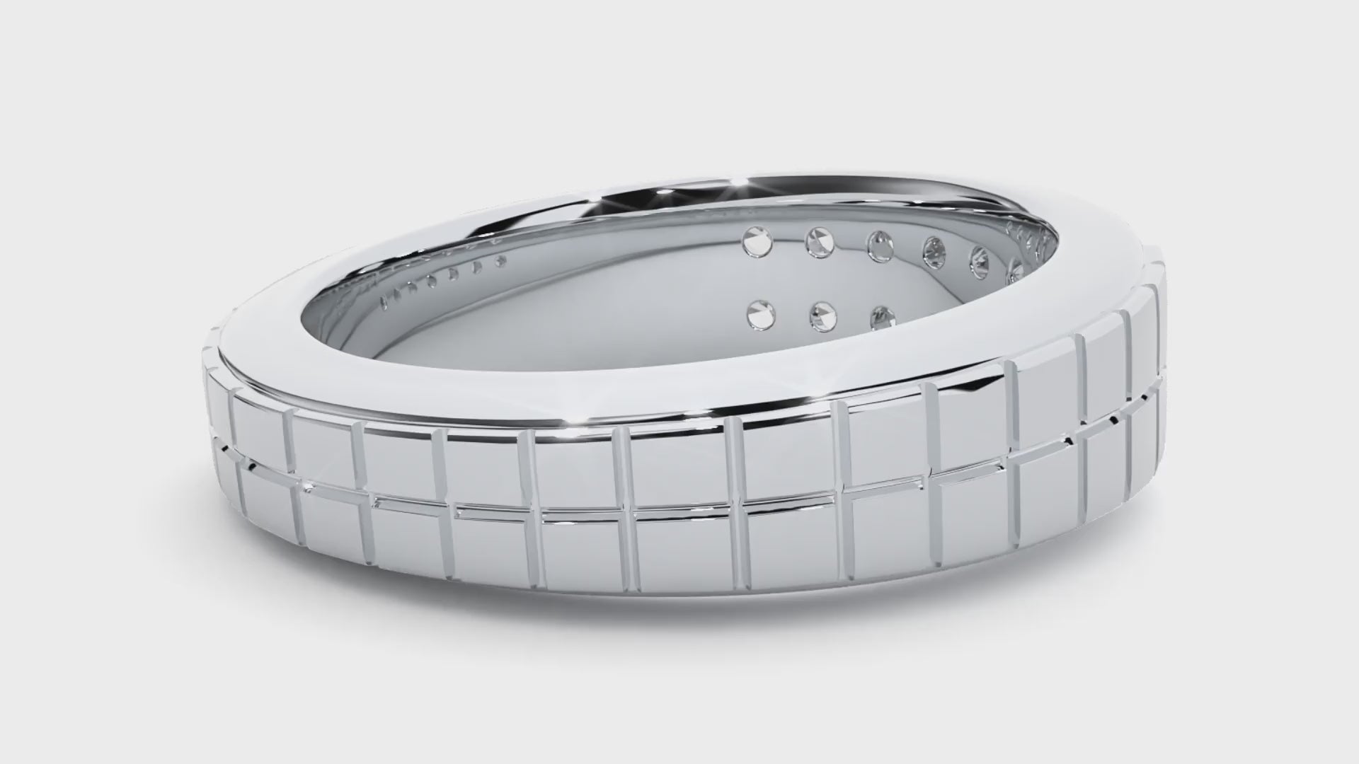 Ignatius Mens Studded Ring