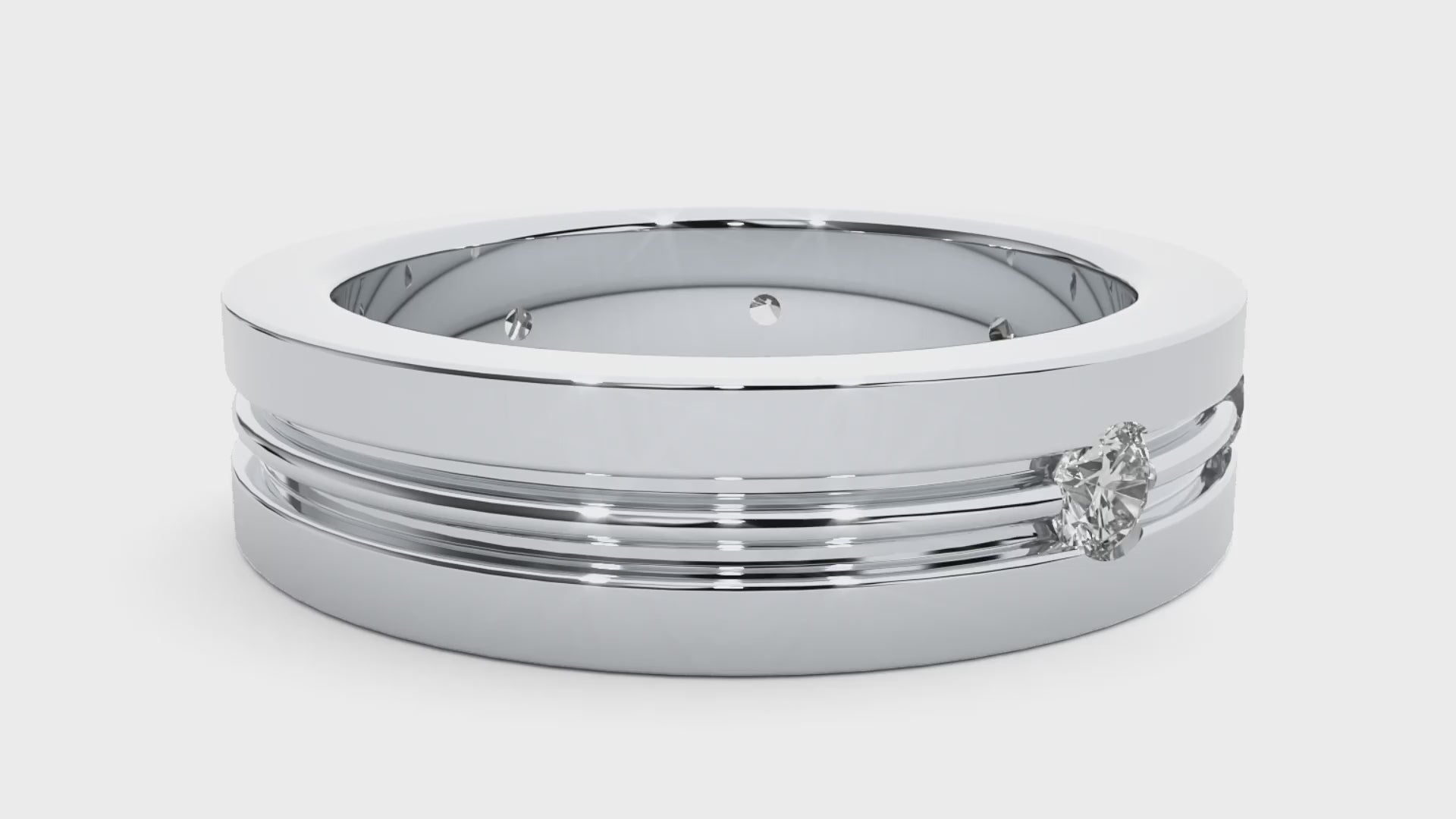 Percival Mens Studded Ring