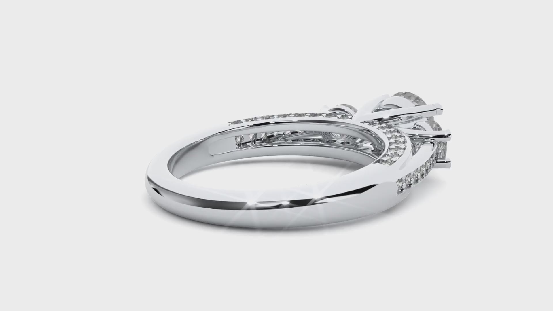 Charlie Three Stone Ring