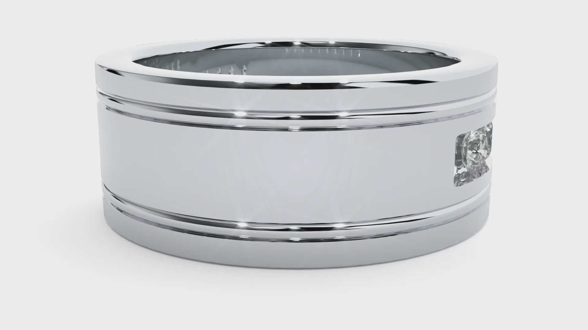 James Mens Studded Ring