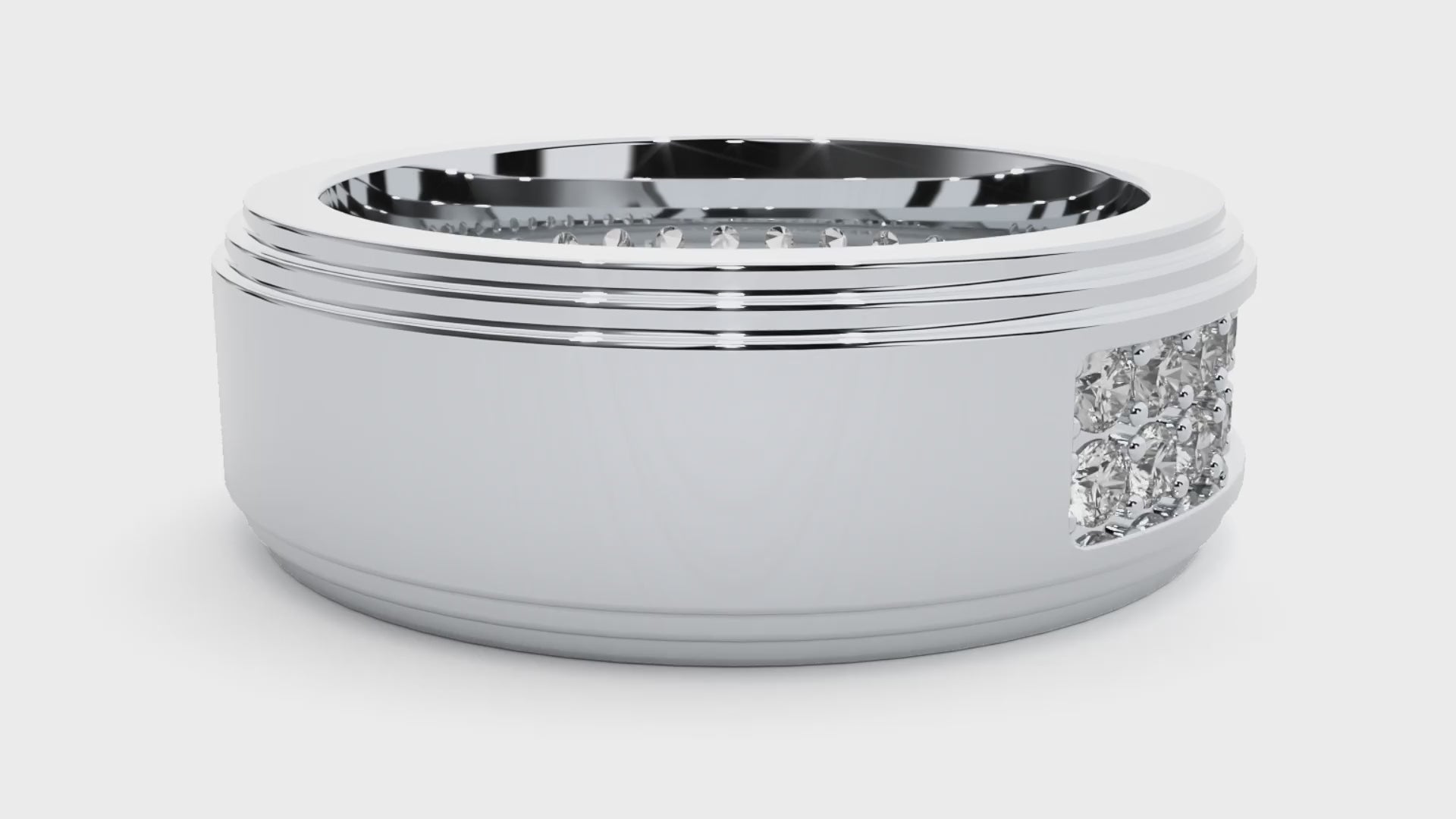 Mungo Mens Studded Ring