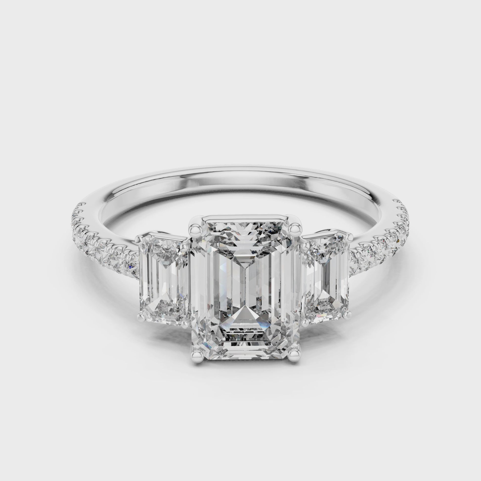 Alina Three Stone Ring